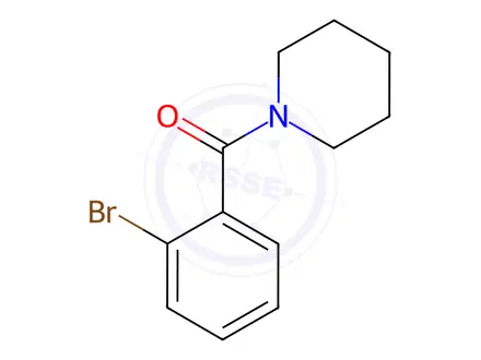 Chemical structure of (2-Bromophenylcarbonyl)piperidine