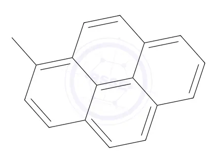 Chemical structure of 1-Methylpyrene