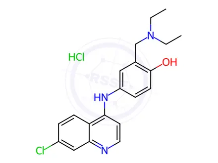 Chemical structure of Amodiaquine Impurity 14