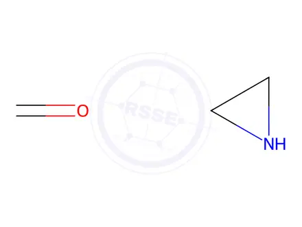 Chemical structure of Formaldehyde, polymer with aziridine