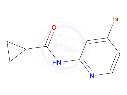 Chemical structure of N-(4-Bromopyridin-2-yl)cyclopropanecarboxamide