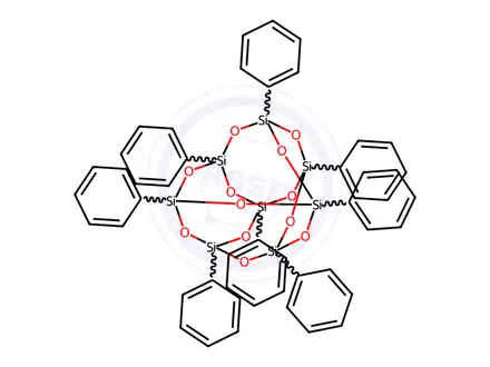 Chemical structure of Octaphenylsilsequioxane