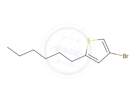 Chemical structure of 4-Bromo-2-hexylthiophene