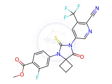 Chemical structure of Apalutamide Impurity 187