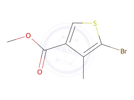 Chemical structure of Methyl 5-Bromo-4-methylthiophene-3-carboxylate