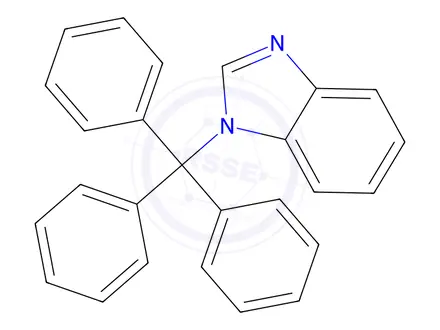 Chemical structure of 1-Tritylbenzimidazole