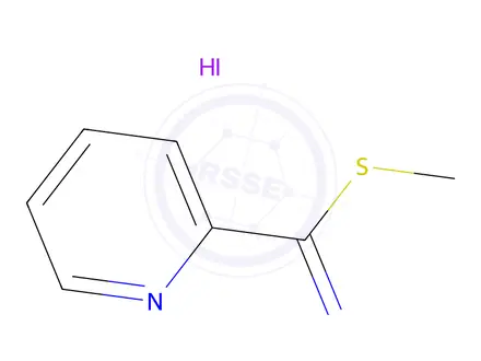 Chemical structure of S-Methyl-2-pyridylthioimidate hydroiodide