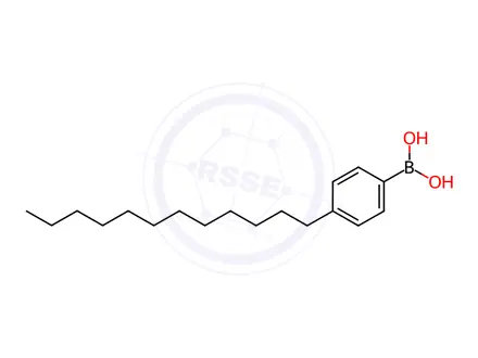 Chemical structure of (4-Dodecylphenyl)boronic acid