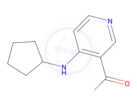 Chemical structure of 4-(Cyclopentylamino)nicotinic acid