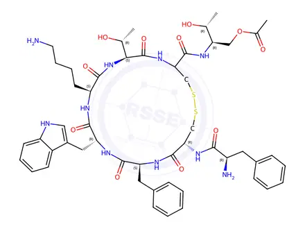 Chemical structure of Octreotide EP Impurity F