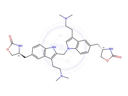Chemical structure of Zolmitriptan Impurity 37