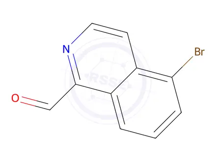 Chemical structure of 5-Bromoisoquinoline-1-carbaldehyde