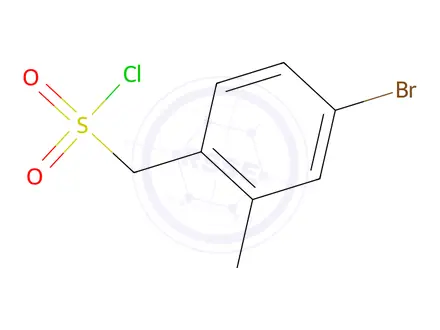 Chemical structure of (4-Bromo-2-methylphenyl)methanesulfonyl chloride