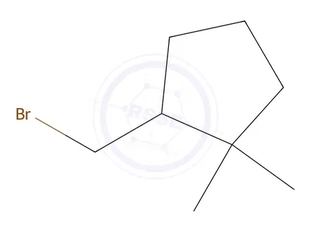Chemical structure of 2-(Bromomethyl)-1,1-dimethylcyclopentane
