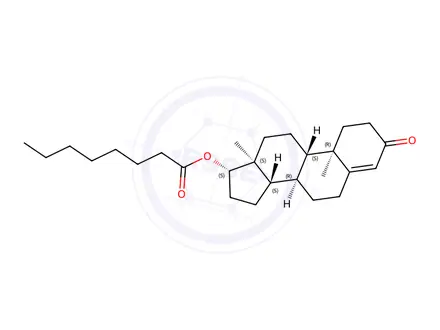 Chemical structure of Testosterone Decanoate EP Impurity B