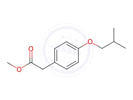 Chemical structure of Methyl 2-(4-Isobutoxyphenyl)acetate