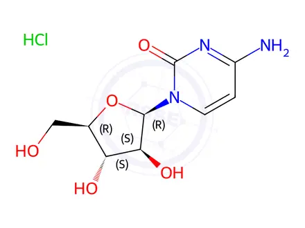 Chemical structure of Cytarabine Hydrochloride