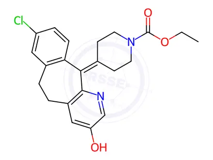 Chemical structure of 3-Hydroxy Loratadine