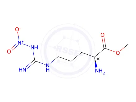 Chemical structure of (S)-methyl 2-amino-5-(3-nitroguanidino)pentanoate