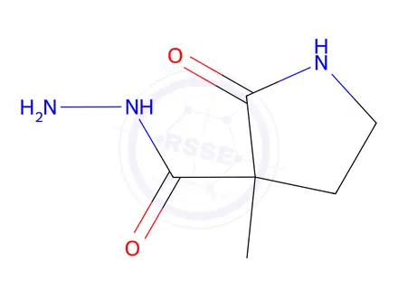 Chemical structure of 3-Methyl-2-oxopyrrolidine-3-carbohydrazide