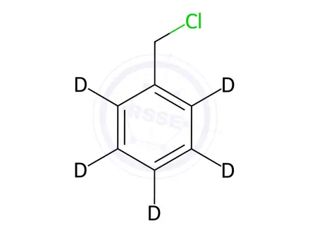 Chemical structure of Benzyl-d5 Chloride
