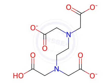 Chemical structure of Ethylenediaminetetraacetic acid trisodium salt solution