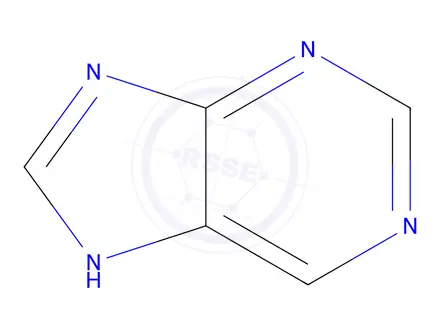 Chemical structure of Mercaptopurine Impurity 16 (Purine)