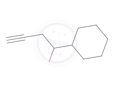 Chemical structure of 1-Cyclohexylbut-3-yn-1-ol