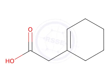 Chemical structure of 1-Cyclohexenylacetic acid