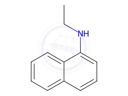 Chemical structure of N-Ethyl-1-naphthylamine