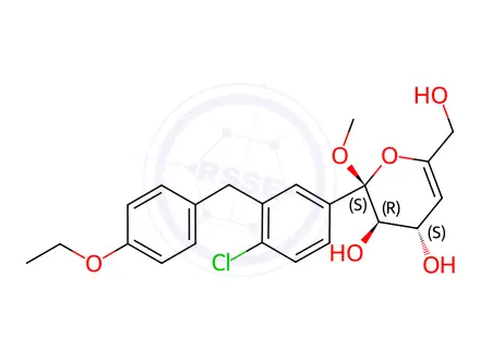 Chemical structure of Ertugliflozin Impurity 16