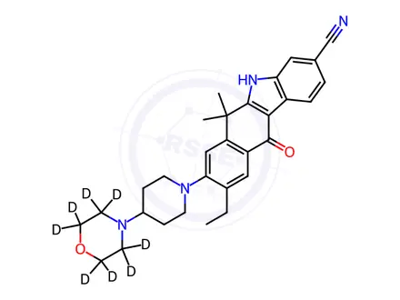 Chemical structure of Alectinib-d8