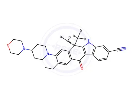 Chemical structure of Alectinib-D6