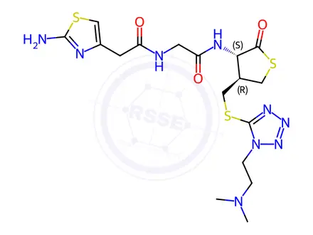 Chemical structure of Cefotiam Impurity C
