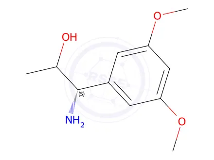 Chemical structure of (1S)-1-amino-1-(3,5-dimethoxyphenyl)propan-2-ol