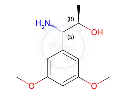 Chemical structure of (1S,2R)-1-AMINO-1-(3,5-DIMETHOXYPHENYL)PROPAN-2-OL