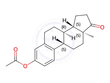 Chemical structure of Estrone 3-Acetate