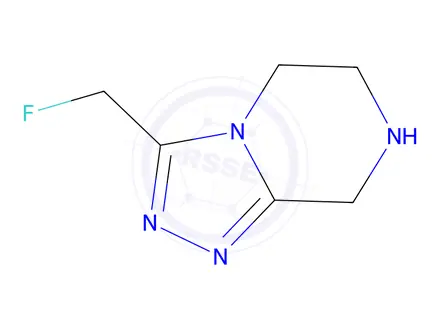 Chemical structure of 3-(Fluoromethyl)-5,6,7,8-tetrahydro-[1,2,4]triazolo[4,3-a]pyrazine