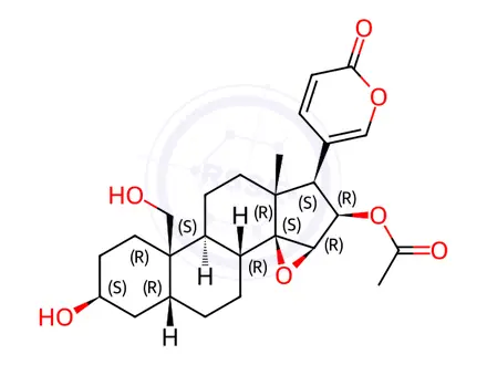Chemical structure of Cinobufotalin Impurity 50 (Cinobufaginol)