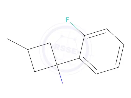 Chemical structure of 1-(2-Fluorophenyl)-3-methylcyclobutan-1-amine