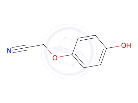 Chemical structure of 2-(4-hydroxyphenoxy)acetonitrile