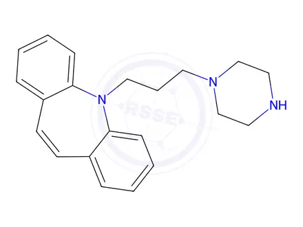 Chemical structure of Deshydroxyethylopipramol Dihydrochloride