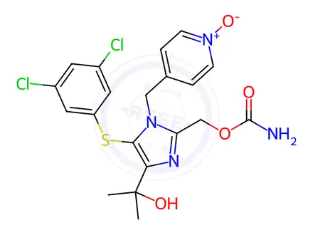 Chemical structure of Capravirine Impurity 21