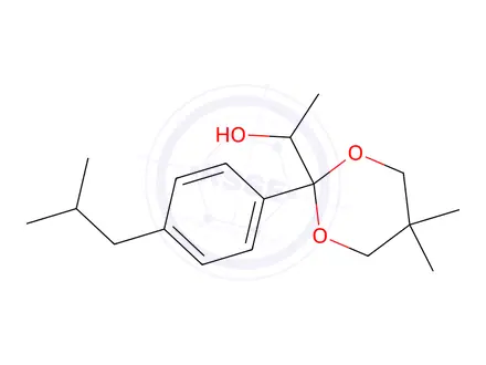 Chemical structure of Ibuprofen Impurity 155