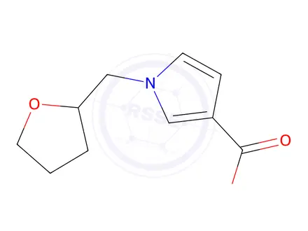 Chemical structure of 1-[(oxolan-2-yl)methyl]-1h-pyrrole-3-carboxylic acid