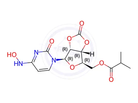 Chemical structure of Molnupiravir Impurity 66
