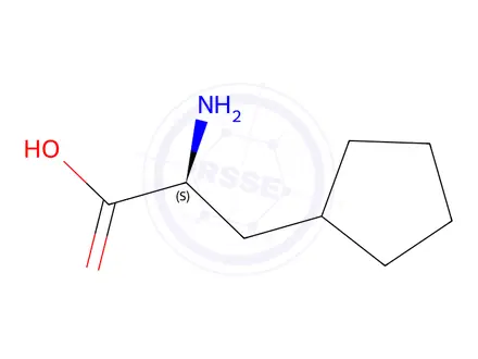 Chemical structure of 3-Cyclopentyl-L-alanine