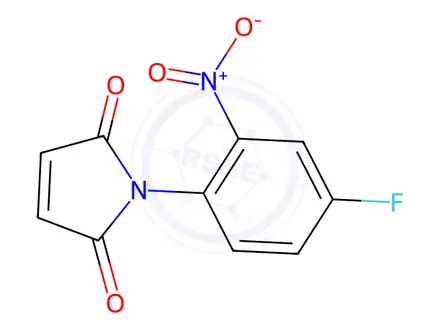 Chemical structure of N-(4-Fluoro-2-nitro-phenyl)maleimide