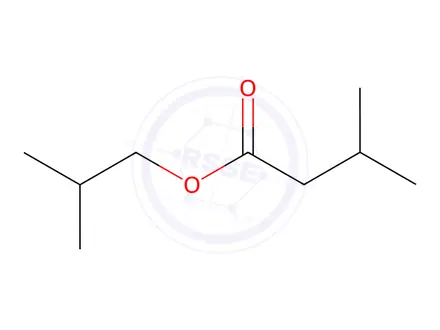 Chemical structure of Isobutyl Isovalerate