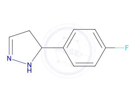 Chemical structure of 5-(4-Fluorophenyl)-4,5-dihydro-1H-pyrazole